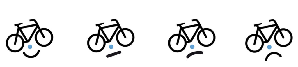 Bild, MunichWays, Happy-Bike-Lane-icons