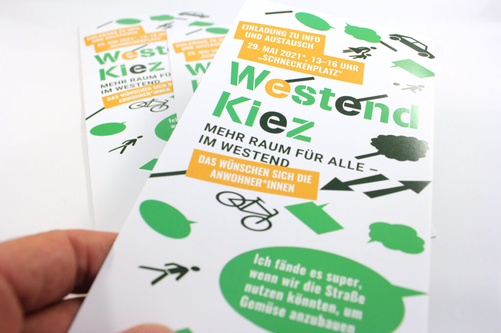 Bild, Westend Kiez – Parkstraße, Flyer