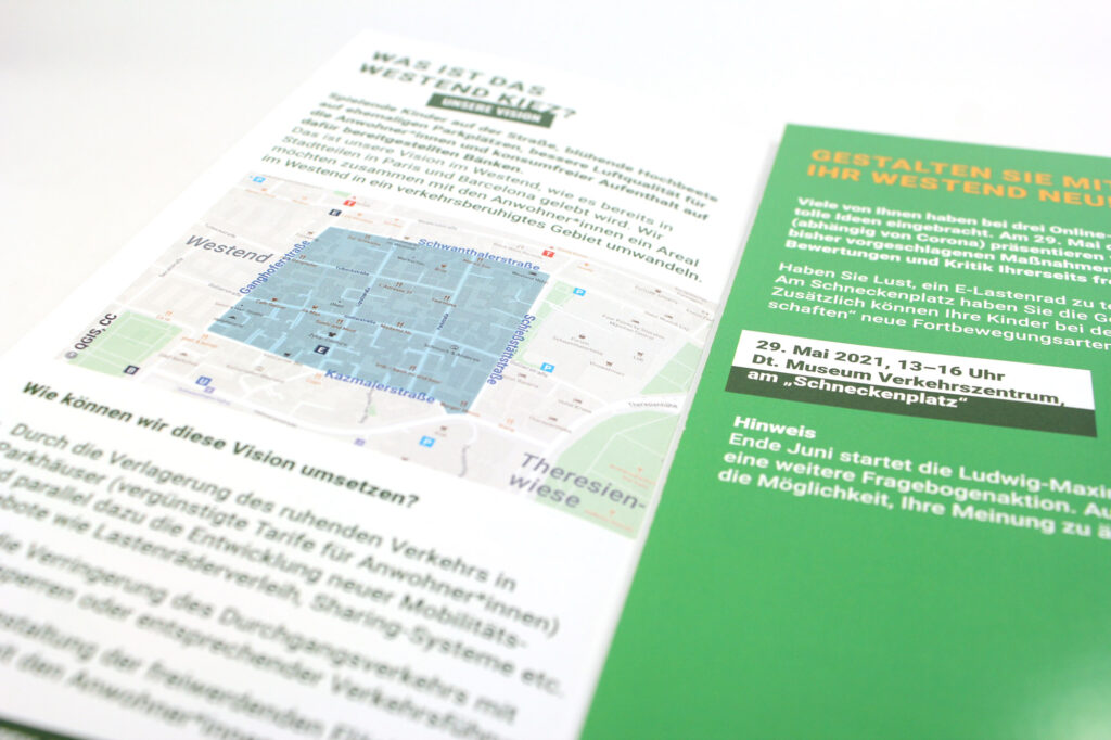 Bild, Westend Kiez – Parkstraße, Flyer, Plan