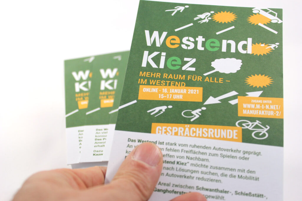 Bild, Westend Kiez – Parkstraße, Postkarte Titel