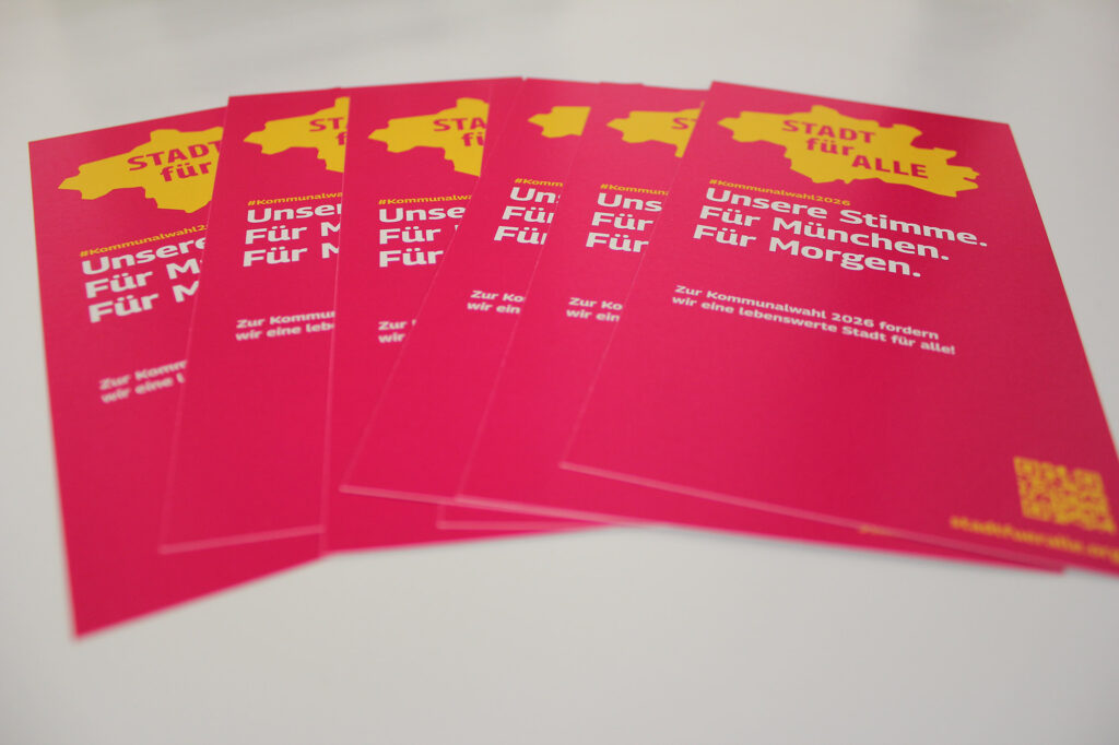 Bild, Stadt für Alle-Flyer