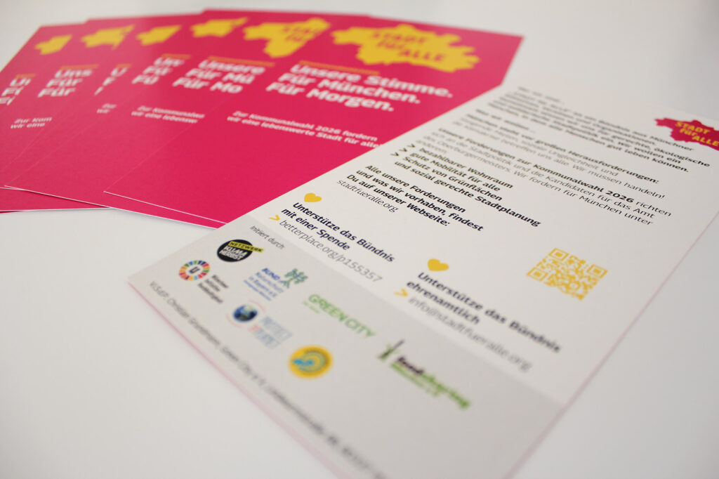 Bild, Stadt für Alle-Flyer