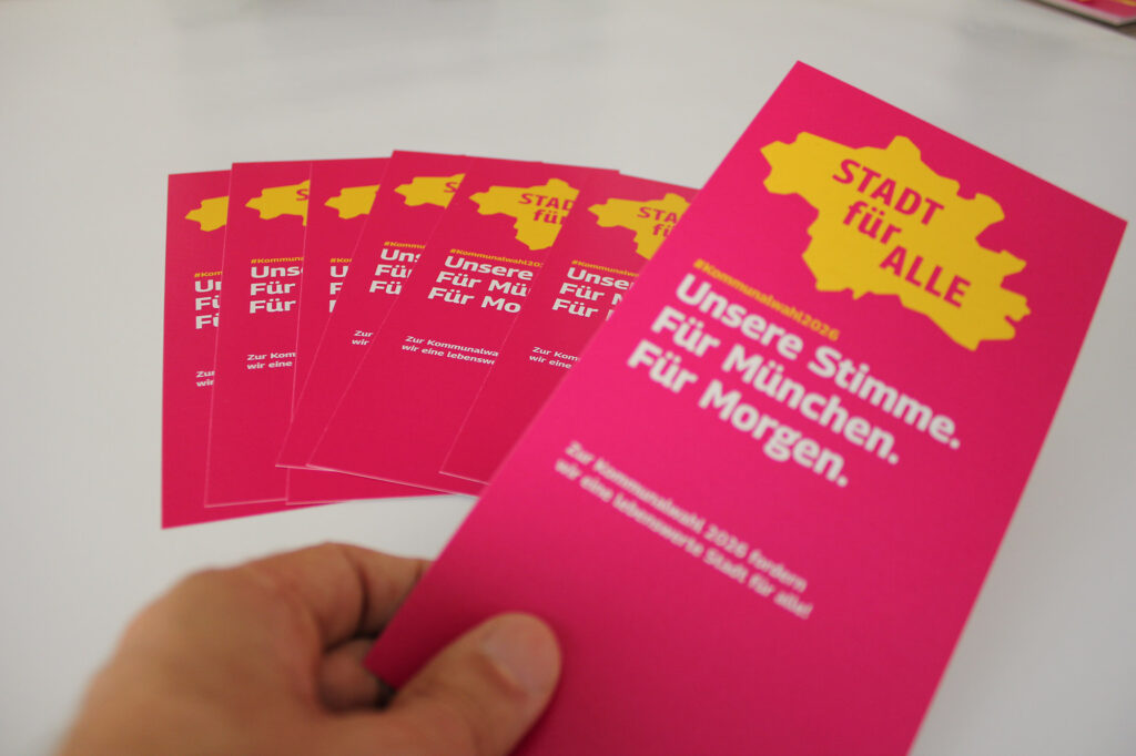 Bild, Stadt für Alle-Flyer
